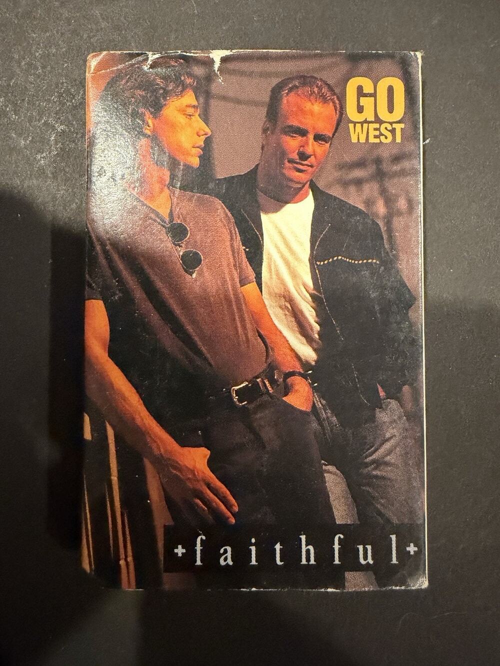 Go West - Faithful / King Of Wishful Thinking (1992 Cassette Tape Single) 90s